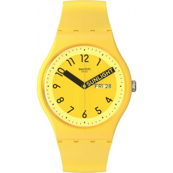 Купить Swatch Унисекс Часы New Gent Proudly Yellow SO29J702