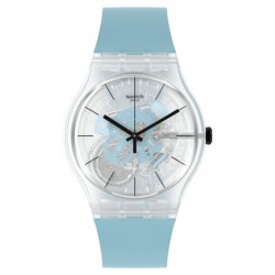 Swatch Унисекс Часы New Gent Blue Daze SO29K105