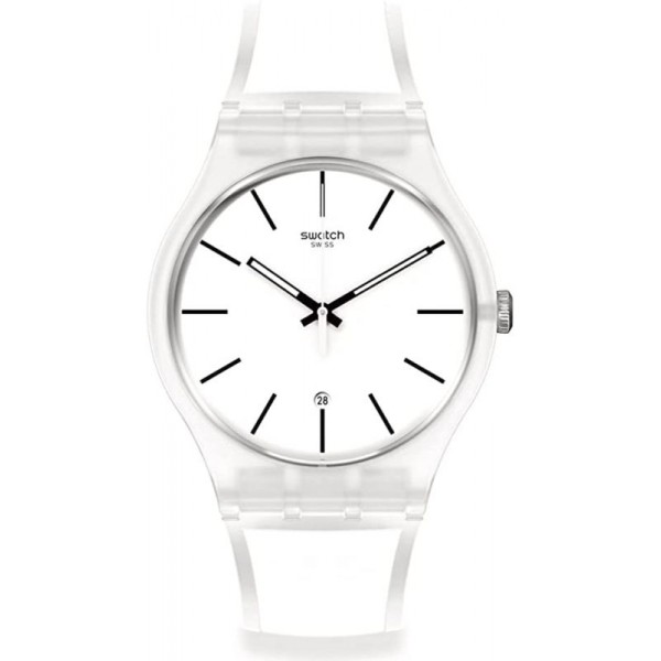 Buy Unisex Swatch Watch New Gent White Trip SO29K401