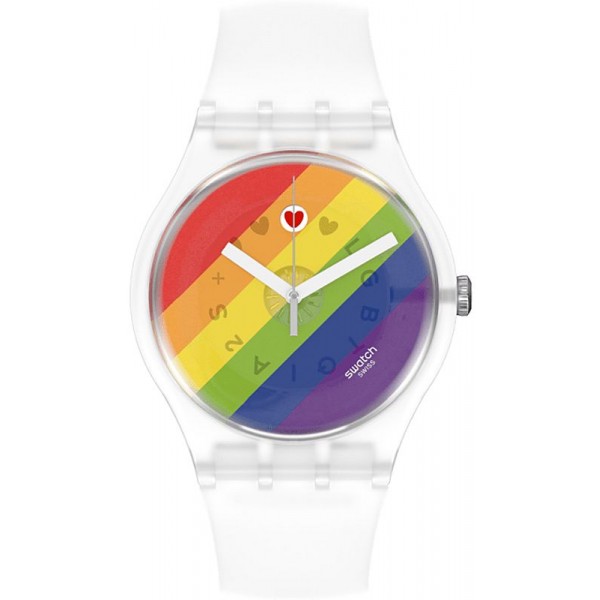 Orologio Donna Swatch New Gent Stripe Fierce SO29K701 Acquistare Orologio Donna Swatch New Gent Stripe Fierce SO29K701