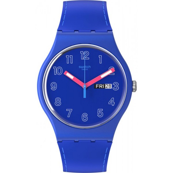 Swatch Unisexuhr New Gent Cobalt Disco SO29N705 kaufen