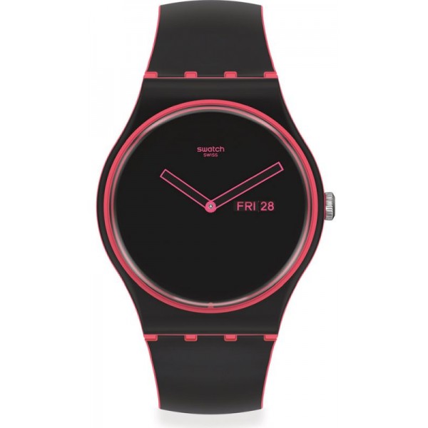 Swatch Unisexuhr New Gent Minimal Line Pink SO29P700 kaufen