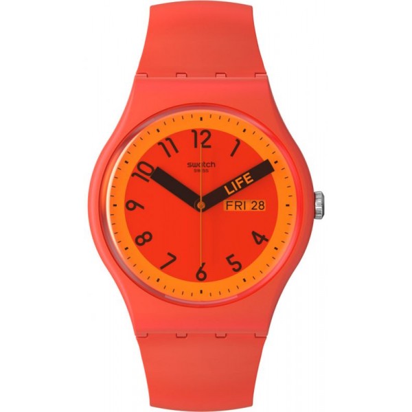 Swatch Unisexuhr New Gent Proudly Red SO29R705 kaufen
