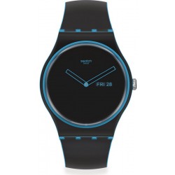 Swatch Унисекс Часы New Gent Minimal Line Blue SO29S701