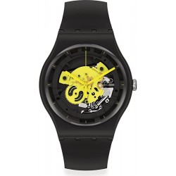 Swatch Унисекс Часы New Gent Time To Yellow Big SO32B111
