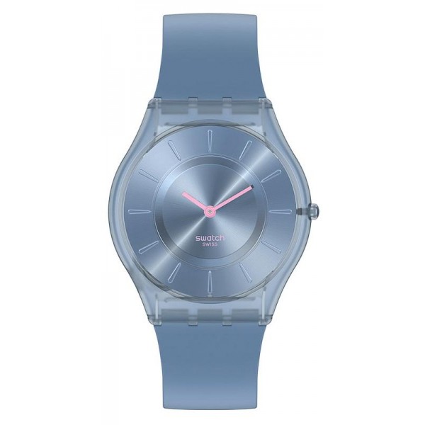 Buy Womens Swatch Watch Skin Classic Denim Blue SS08N100