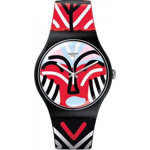 Unisex Swatch Watch New Gent Mask Parade SUOB127 Buy Unisex Swatch Watch New Gent Mask Parade SUOB127