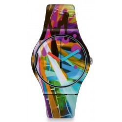 Swatch Unisexuhr New Gent City Walls SUOB163