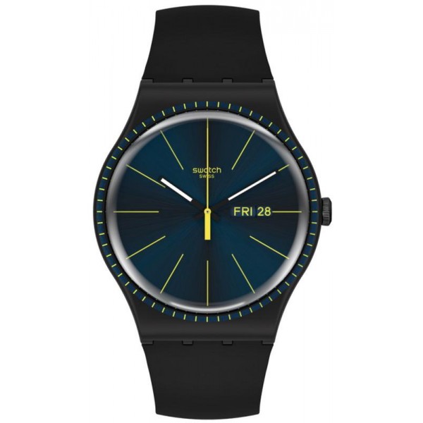 Swatch Herrenuhr New Gent Black Rails SUOB731 kaufen