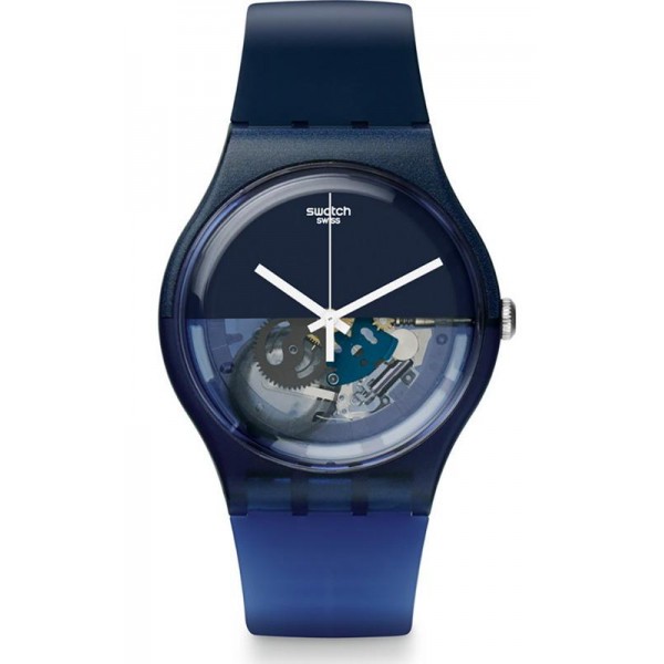 Swatch Unisexuhr New Gent Blue Depth SUON105 kaufen