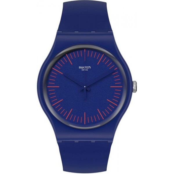 Swatch Unisexuhr New Gent Bluenred SUON146 kaufen