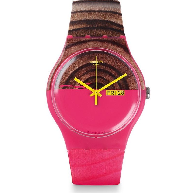 Reloj Swatch Mujer Rosegari SUOK125. Es un reloj Swatch para mujer