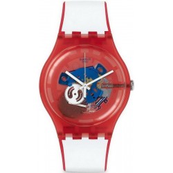 Swatch Unisexuhr New Gent Clownfish Red SUOR102