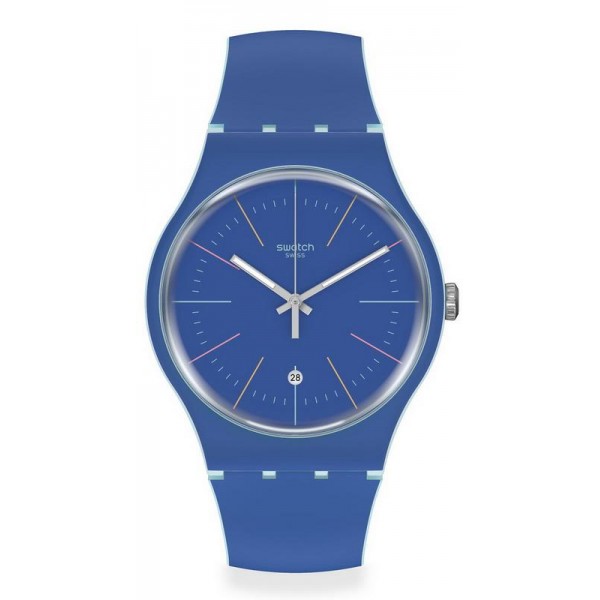Купить Swatch Унисекс Часы New Gent Blue Layered SUOS403