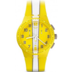 Swatch Unisex Watch Chrono Plastic Amorgos SUSJ100 Chronograph