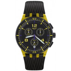 Acheter Montre Unisex Swatch Chrono Plastic Yellow Tire SUSJ403 Chronographe