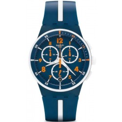 Swatch Мужские Часы Chrono Plastic Whitespeed SUSN403 Хронограф