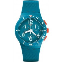 Swatch Unisex Watch Chrono Plastic Patmos SUSN406 Chronograph