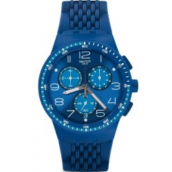 Buy Swatch Unisex Watch Chrono Plastic Triple Blu SUSN415 Chronograph