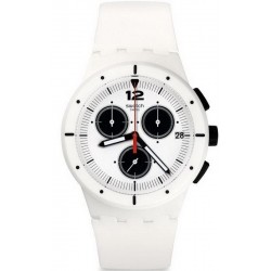 Swatch Unisex Watch Chrono Plastic Why Again SUSW406 Chronograph