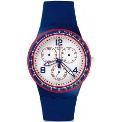 Swatch Unisex Watch Chrono Plastic Fast Server SUSZ100 Chronograph