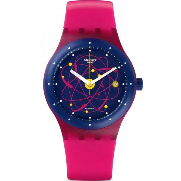Купить Swatch Унисекс Часы Sistem51 Sistem Pink SUTR401 Автоматический