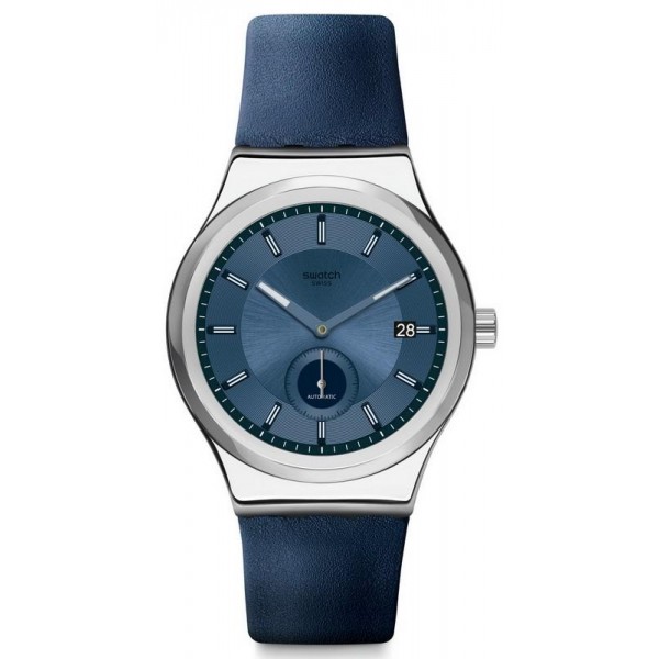 Buy Swatch Unisex Watch Irony Sistem51 Petite Seconde Blue SY23S403 Automatic