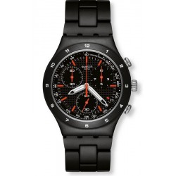 Купить Swatch Мужские Часы Irony Chrono Black Coat YCB4019AG Хронограф