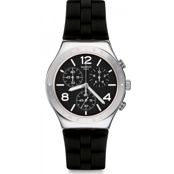 Kaufen Sie Swatch Herrenuhr Irony Chrono Noir De Bienne YCS116 Chronograph
