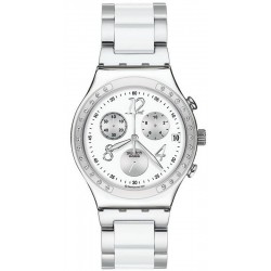 Swatch Unisexuhr Irony Chrono Dreamwhite YCS511GC Chronograph