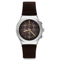 Swatch Мужские Часы Irony Chrono Brownflect YCS600 Хронограф