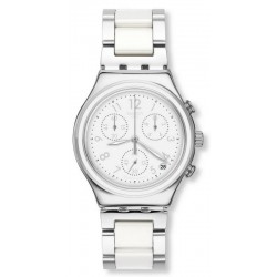 Kaufen Sie Swatch Damenuhr Irony Chrono Snow Dream YCS603G Chronograph