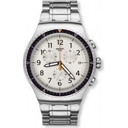 Купить Swatch Мужские Часы Irony Chrono Minimalis-Tic YOS453G Хронограф