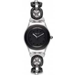 Swatch Damenuhr Irony Lady Black Glitter YSS293G