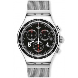 Купить Swatch Мужские Часы Irony Chrono Blackie YVS401G Хронограф