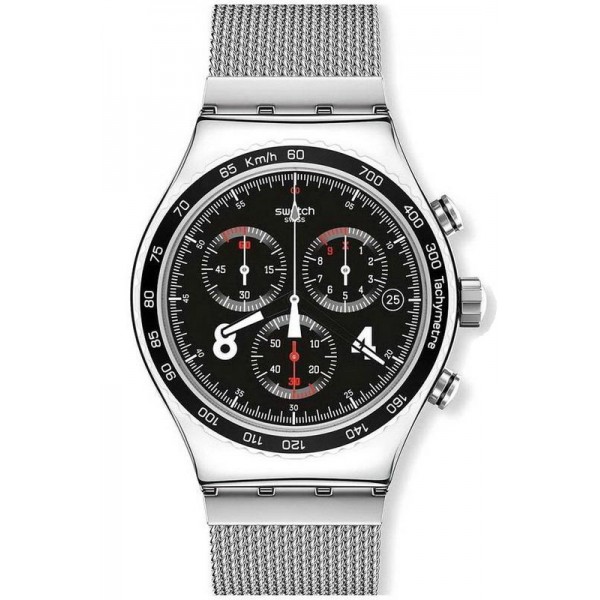 Kaufen Sie Swatch Herrenuhr Irony Chrono Blackie YVS401G Chronograph