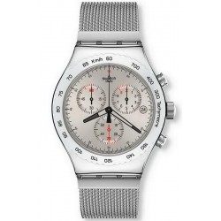 Купить Swatch Мужские Часы Irony Chrono Silverish YVS405G Хронограф