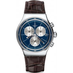 Купить Swatch Мужские Часы Irony Chrono Destination London YVS410C Хронограф