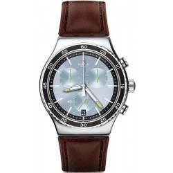 Men's Swatch Watch Irony Chrono Stock Xchange YVS429 Chronograph