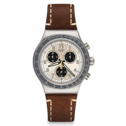 Купить Swatch Мужские Часы Irony Chrono Rhum YVS455 Хронограф