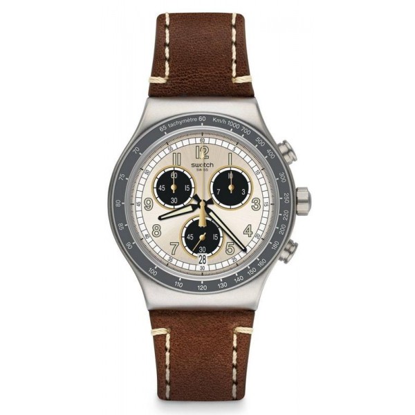 Kaufen Sie Swatch Herrenuhr Irony Chrono Rhum YVS455 Chronograph