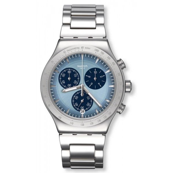 Kaufen Sie Swatch Herrenuhr Irony Chrono Sky Icon YVS459G Chronograph