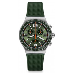 Купить Swatch Унисекс Часы Irony Chrono Forest Grid YVS462 Хронограф