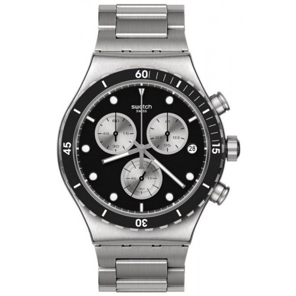 Swatch Herrenuhr Irony Chrono Dark Irony YVS487G Chronograph kaufen