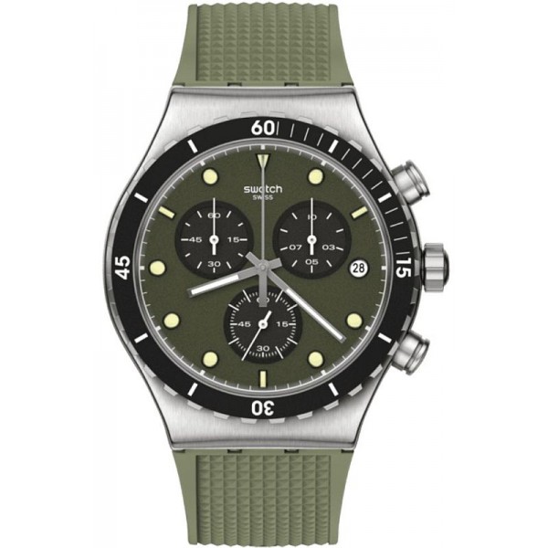 Comprar Reloj Hombre Swatch Irony Chrono Back In Khaki YVS488 Cronógrafo