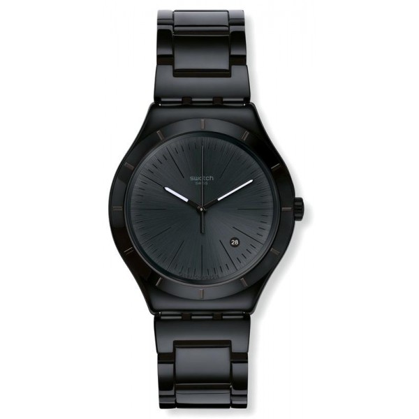 Buy Swatch Men's Watch Irony Big Classic Noir Intense YWB404G