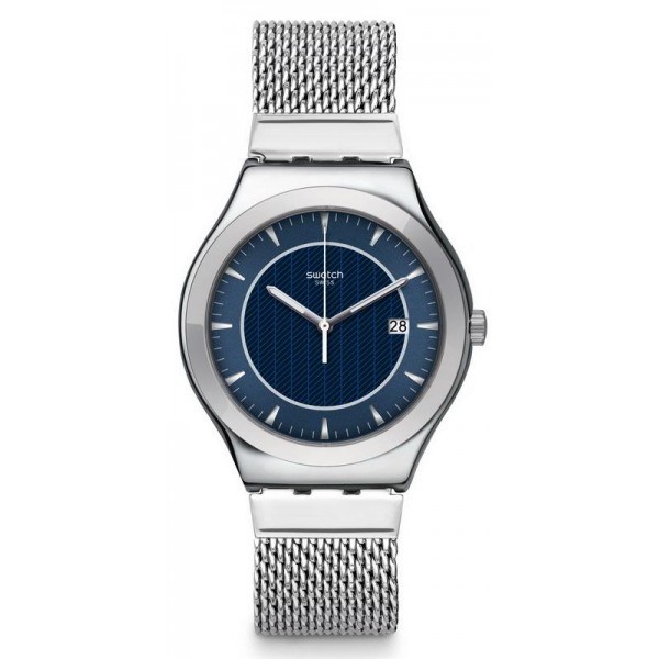 Buy Men's Swatch Watch Irony Big Classic Blue Icone YWS449M