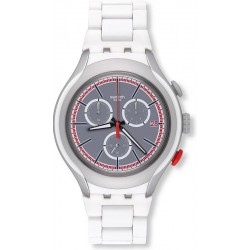 Купить Swatch Мужские Часы Irony Xlite White Attack YYS4019AG Хронограф